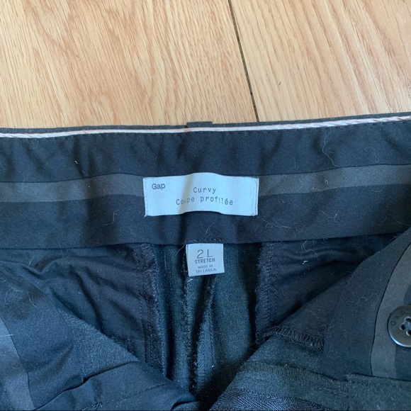 Gap Curve Straight Leg Grey Dress Pants - Picture 4 of 4